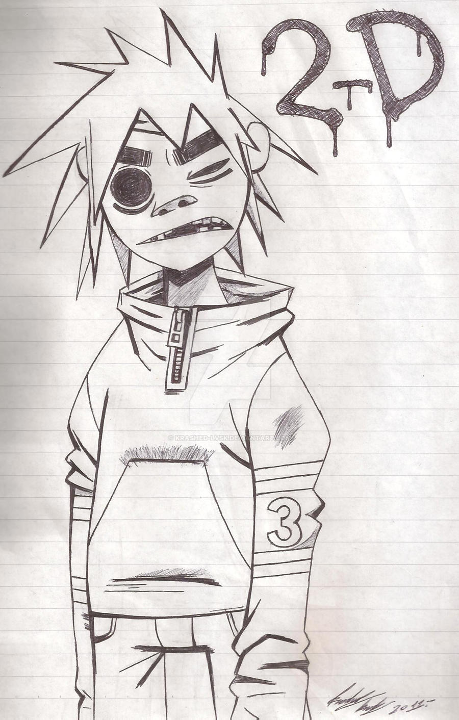 2D from Gorillaz