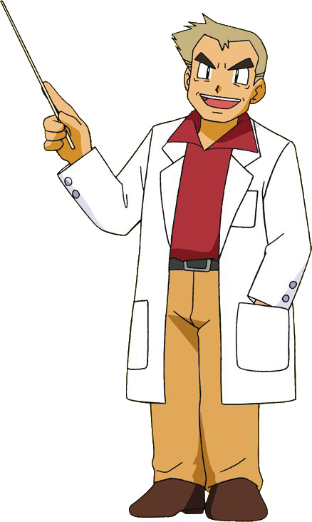 Profesor Oak sin fondo (PNG / Render) by HunterNation on DeviantArt