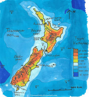 New Zealand field map