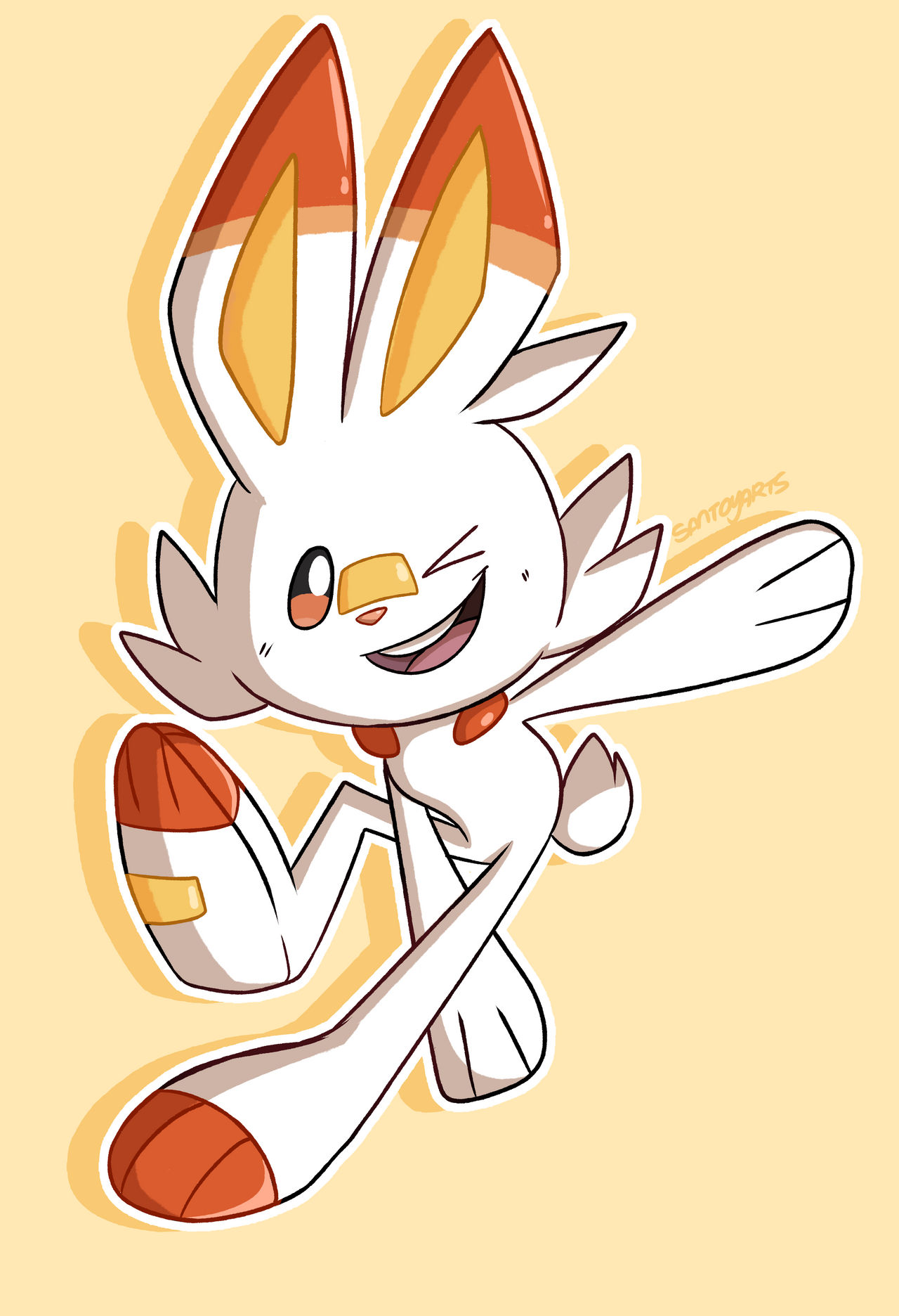 Scorbunny by Santoyarts on DeviantArt