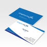 Blue Corporate Business Card Design Free PSD File