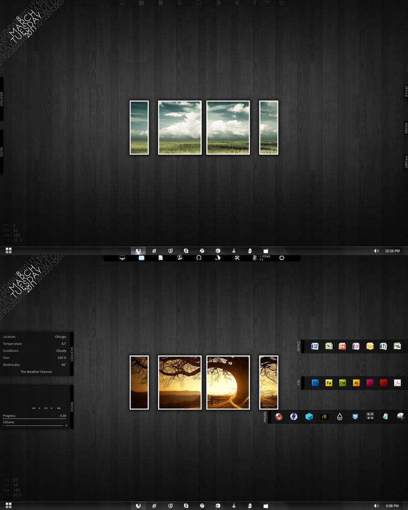 Desktop Without Gui My first minimalist desktop by 007bp on DeviantArt
