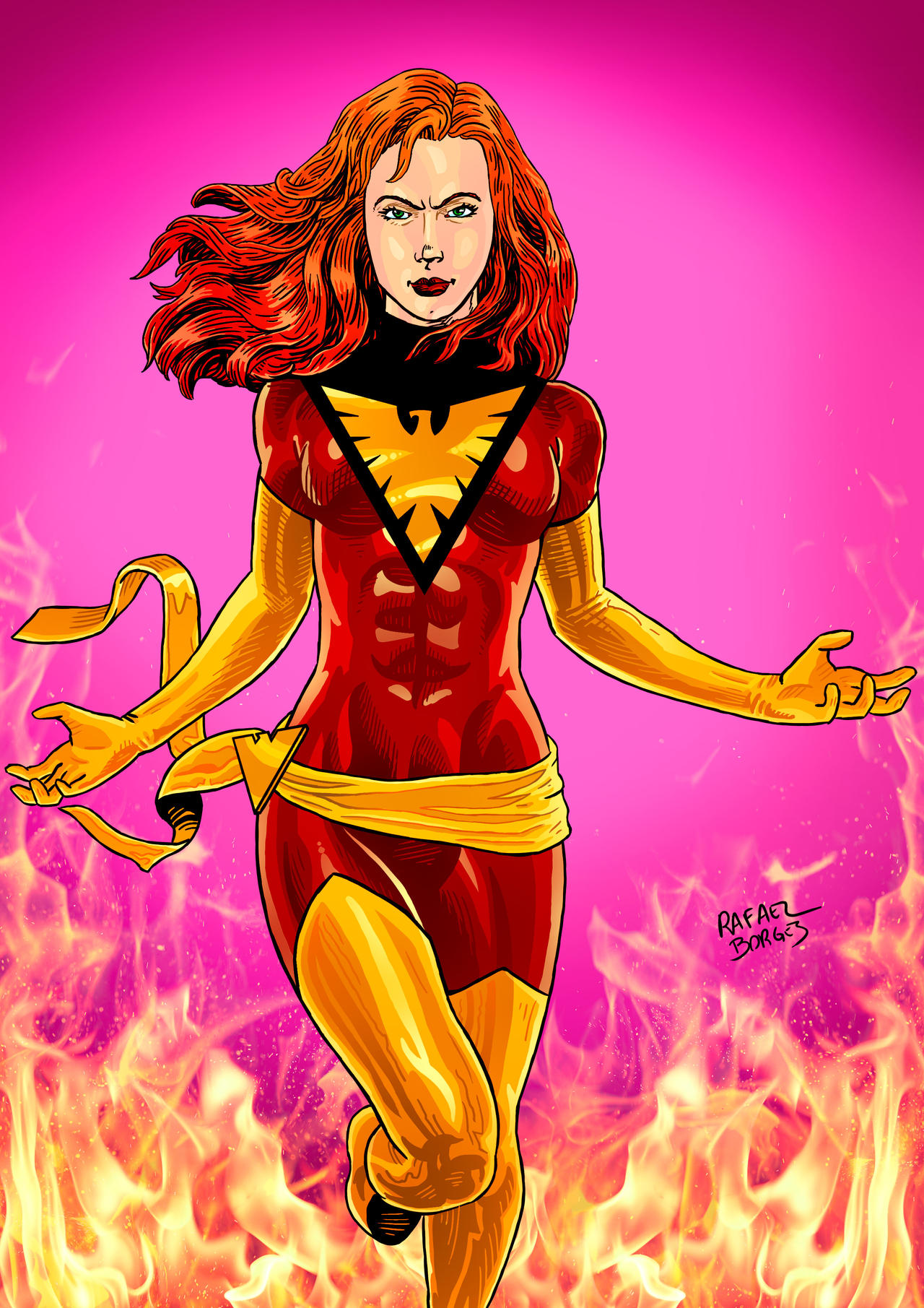 Jean Grey Dark Phoenix By Rborgesf On DeviantArt jean-grey-dark-phoenix-by-rborgesf-on-deviantart