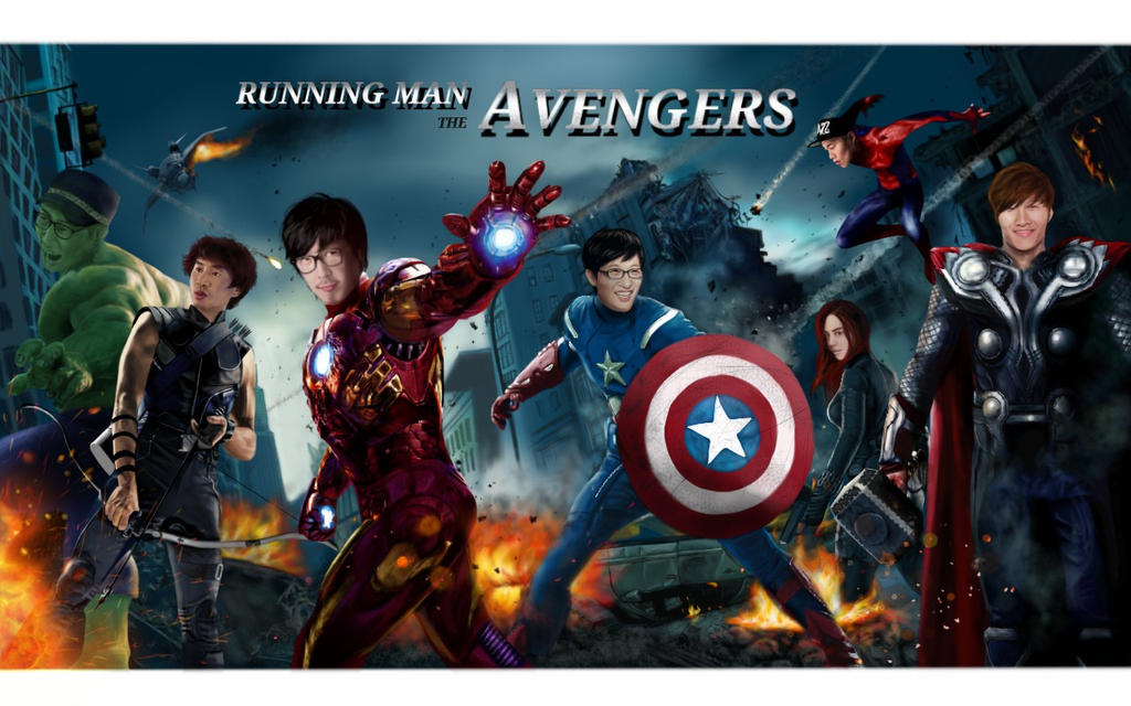 Running Man Ep150 The Avengers By Raretak On Deviantart
