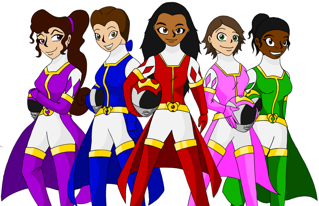 Disney Princess Power Rangers by Rai-Muffin on DeviantArt
