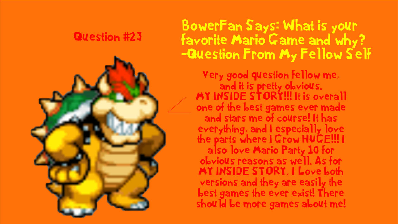Ask Bowser: Question #23 by BowserArts on DeviantArt