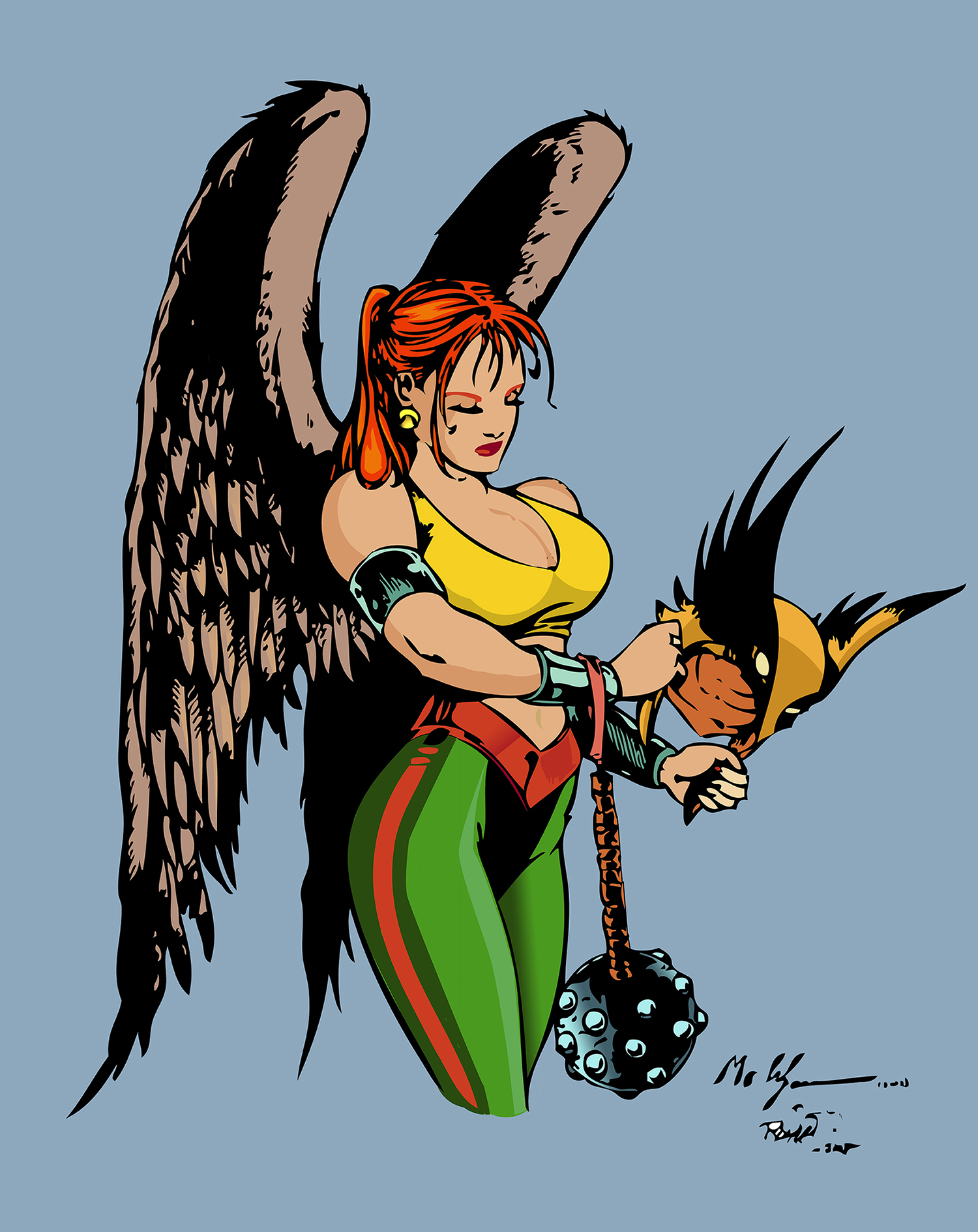 Hawkgirl By Spikehdi On Deviantart 