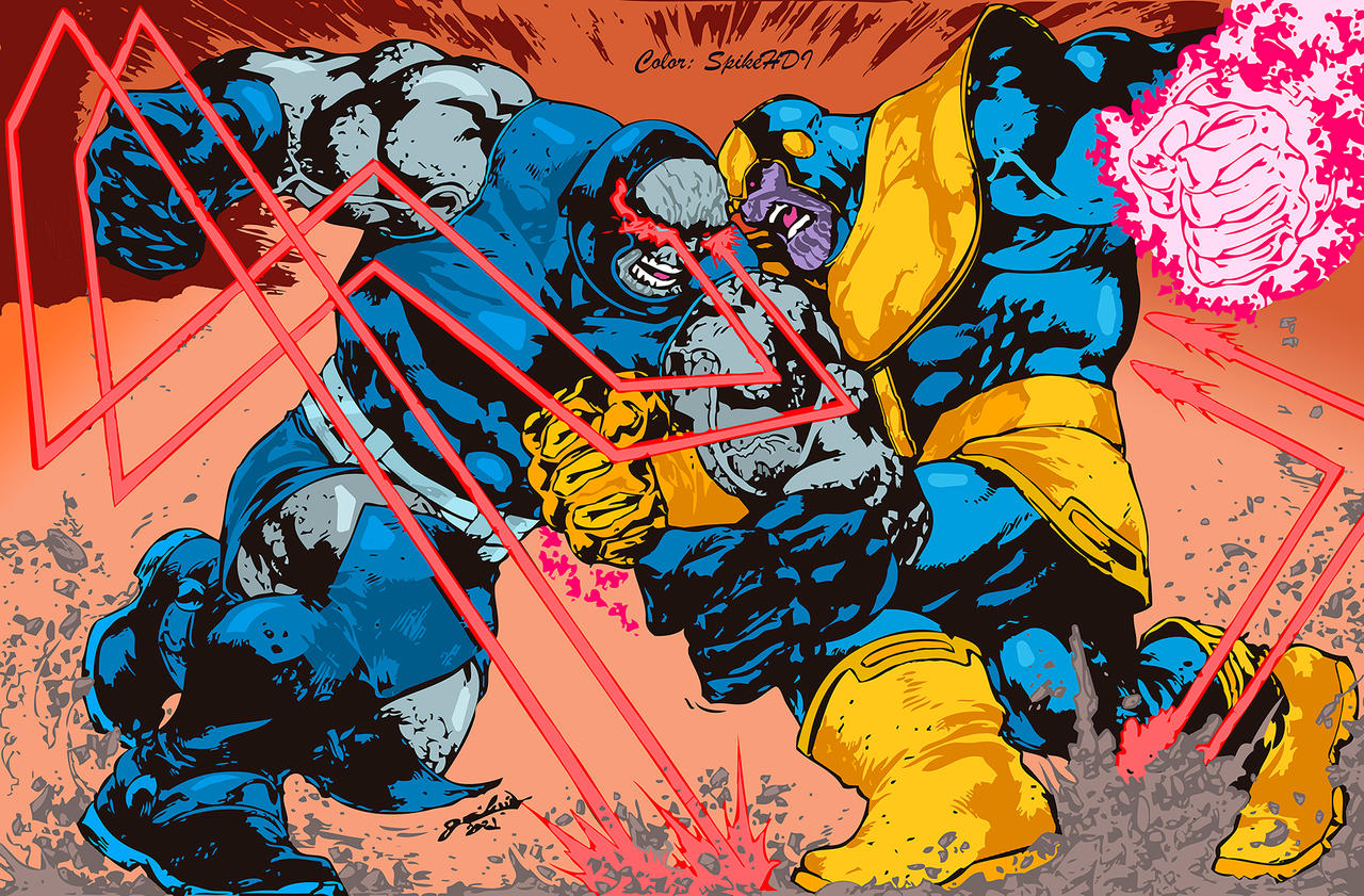 Darkseid Vs Thanos By SpikeHDI On DeviantArt darkseid-vs-thanos-by-spikehdi-on-deviantart