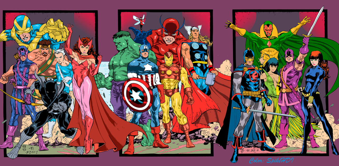 Avengers team rosters by SpikeHDI on DeviantArt