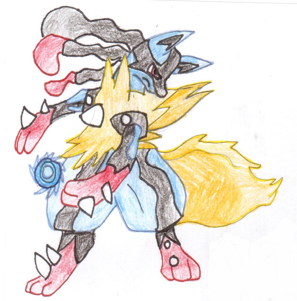 Mega Lucario Electric type  Pokemon rayquaza, Pokemon sketch, Pokemon art