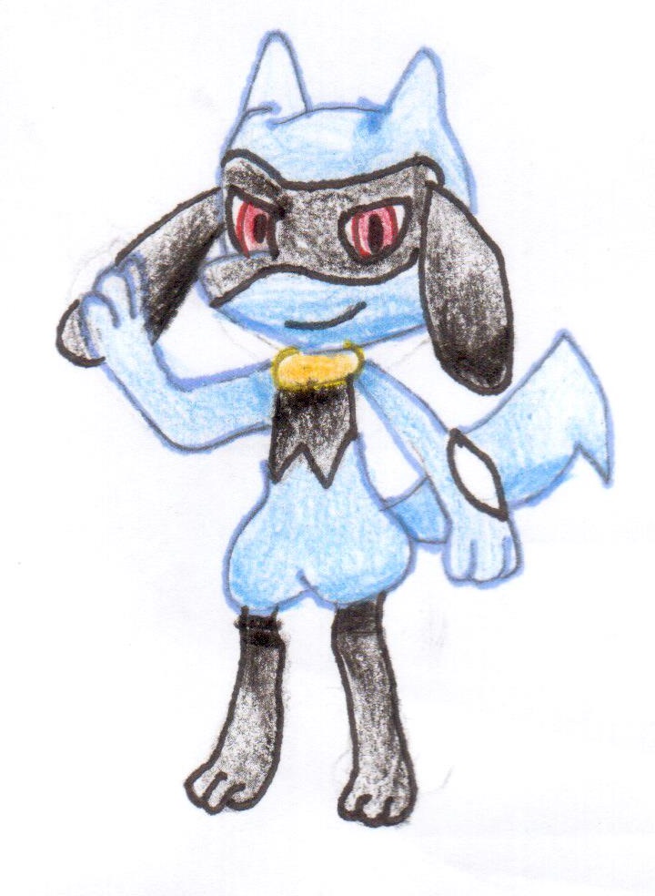 Pokemon Rio Colored Pokemon Sketch- Riolu by The-Anime-Weeb on DeviantArt