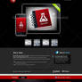 Red Black iPad apps template