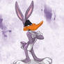 Daffy as Bugs Bunny