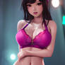 Dva  From Overwatch  Semi Clothed Lingerie  Skinny