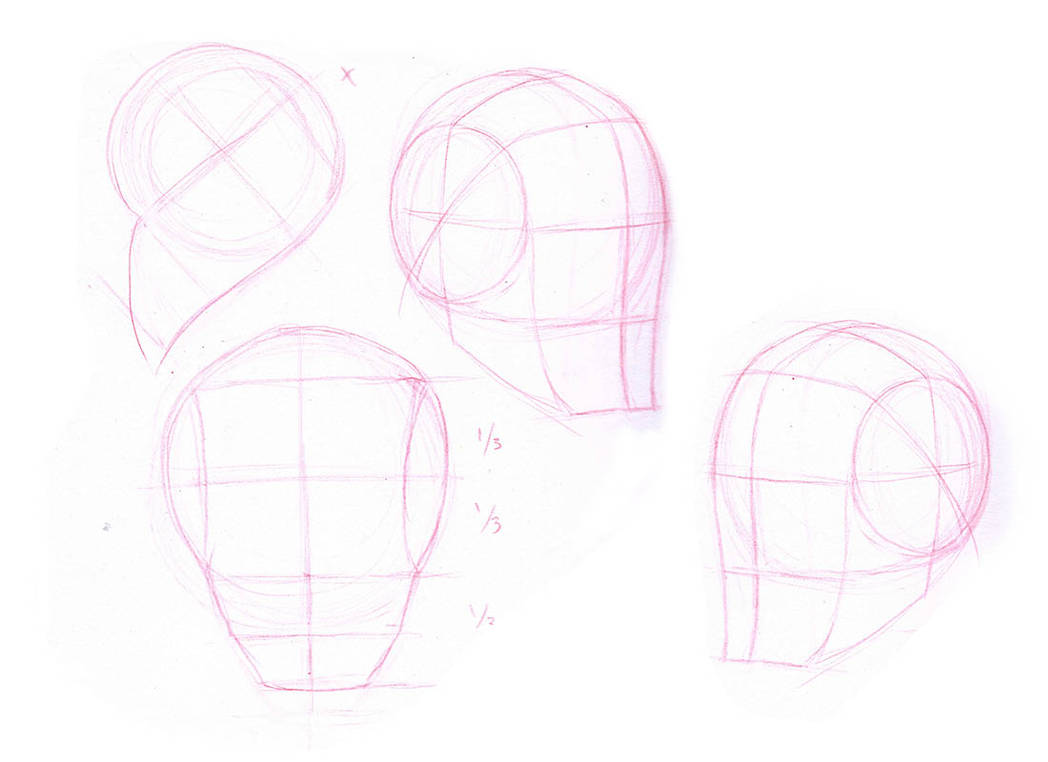Head Basic Geometry Heads Basic pt. 1 by Halasaar01 on DeviantArt
