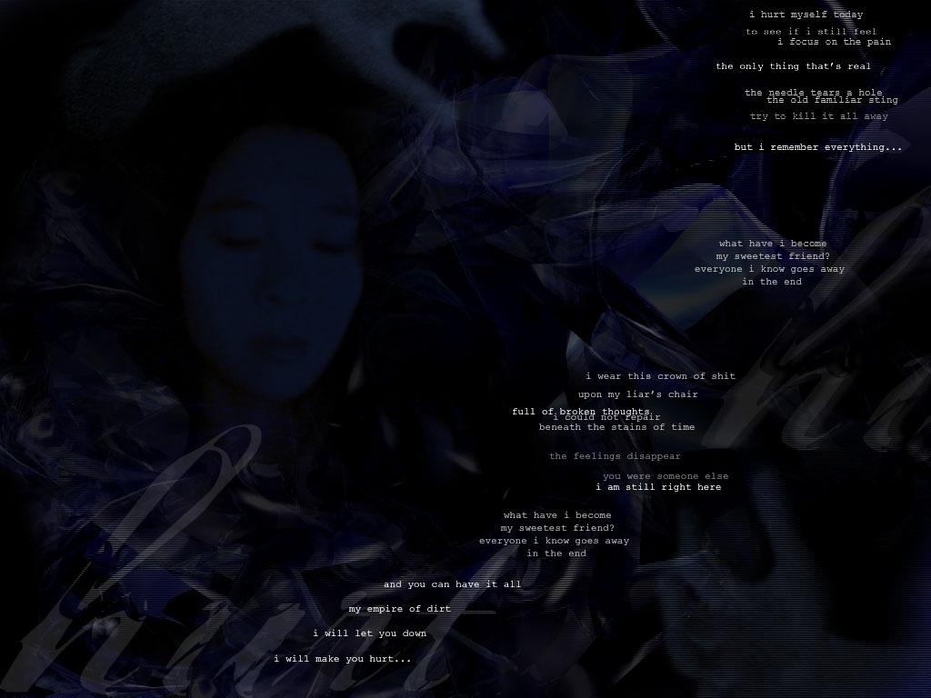 Nine Inch Nails - Hurt by craptastic on DeviantArt Nine Inch Nails - Hurt by craptastic on DeviantArt