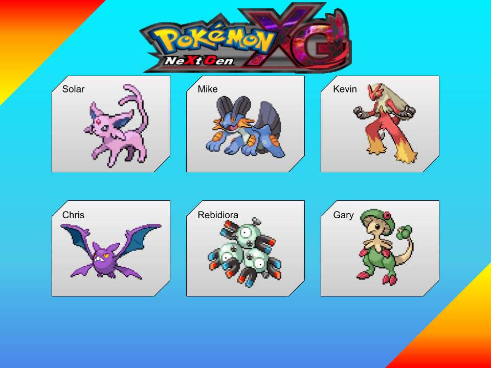 Pokemon XG: NeXt Gen - ROM hacks - Project Pokemon Forums