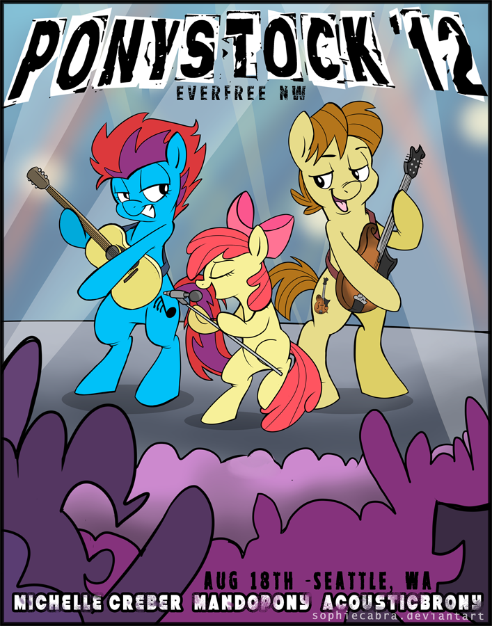 EverfreeNW Ponystock '12 Promo Poster