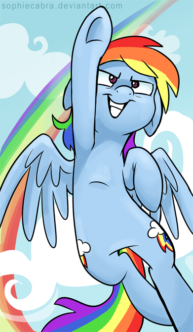 MLP Portrait Series - Rainbow Dash