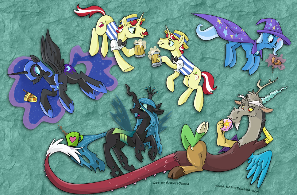 MLP Cup Art - The Villains