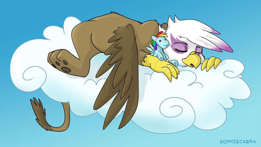 Snoozing Griffon