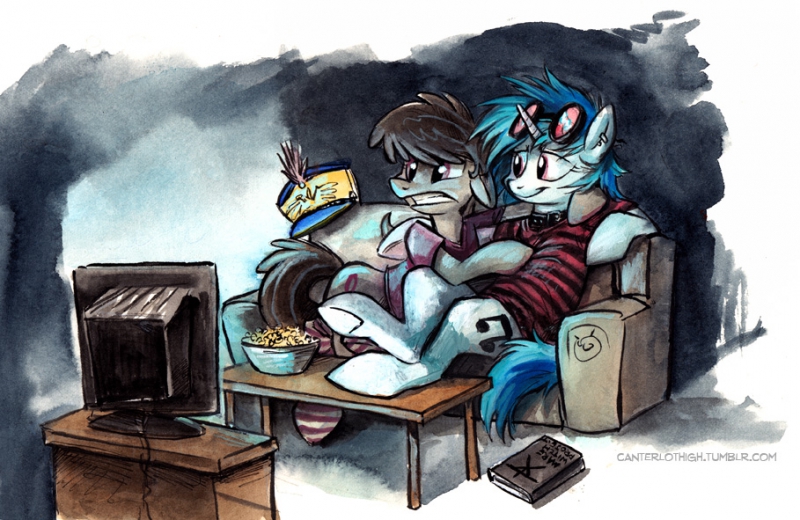 Canterlot High - Movie Night