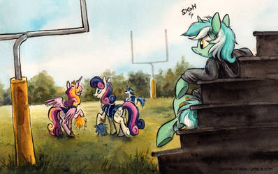 Canterlot High - Sigh by SpainFischer