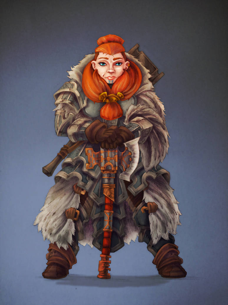 Dwarven Runeweaver lvl 9 by NatteRavnen on DeviantArt