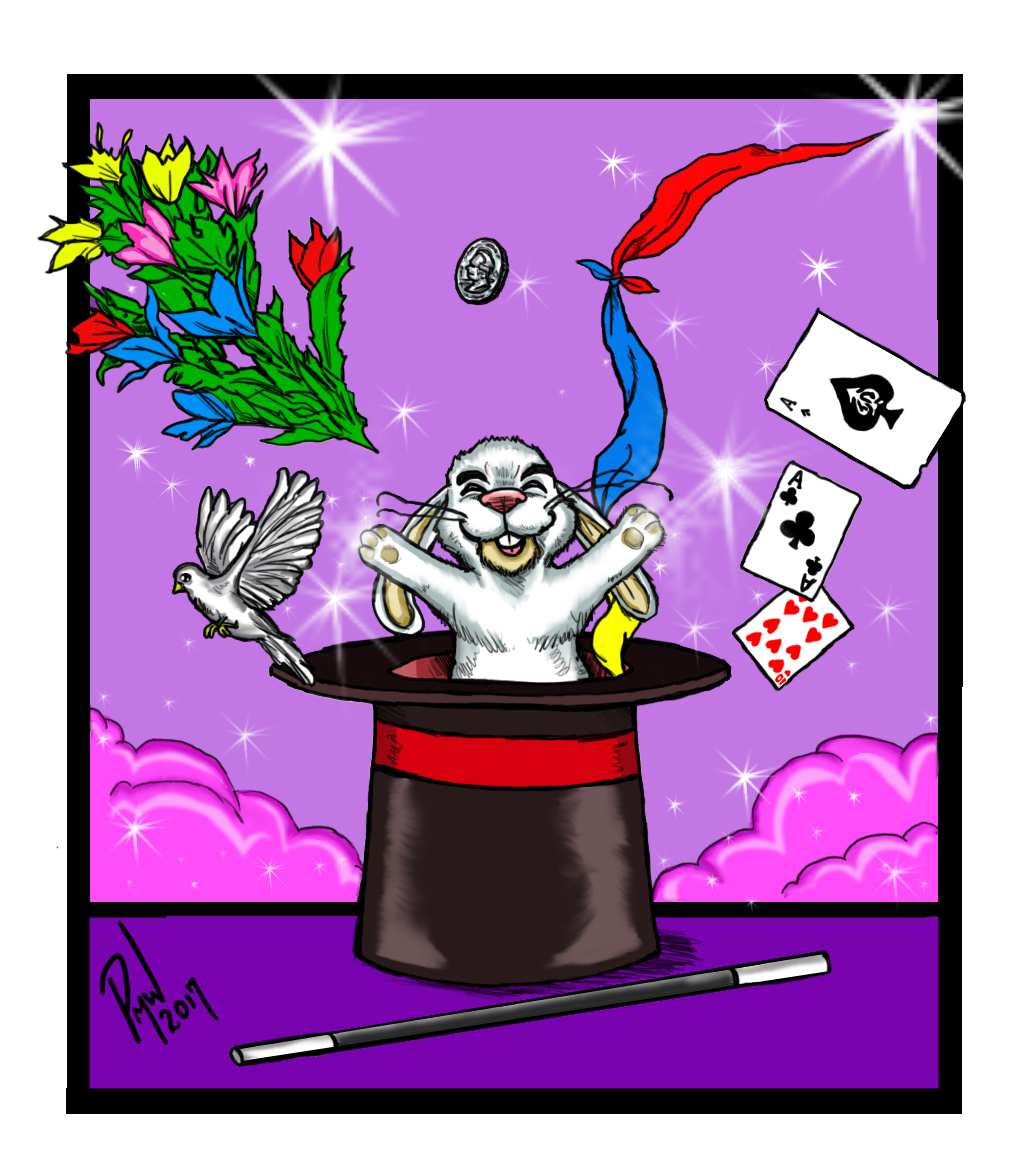Magicians Rabbit by Painsmash on DeviantArt