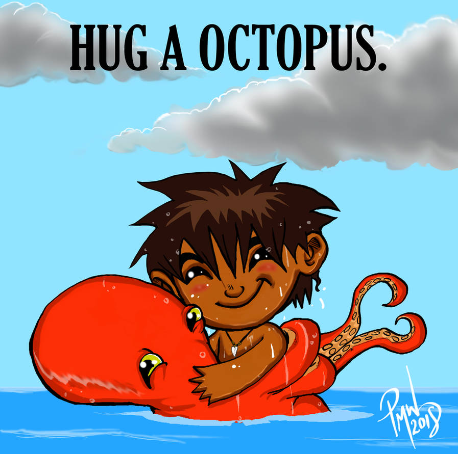 Hugging Octopus Hug A Octopus by Painsmash on DeviantArt