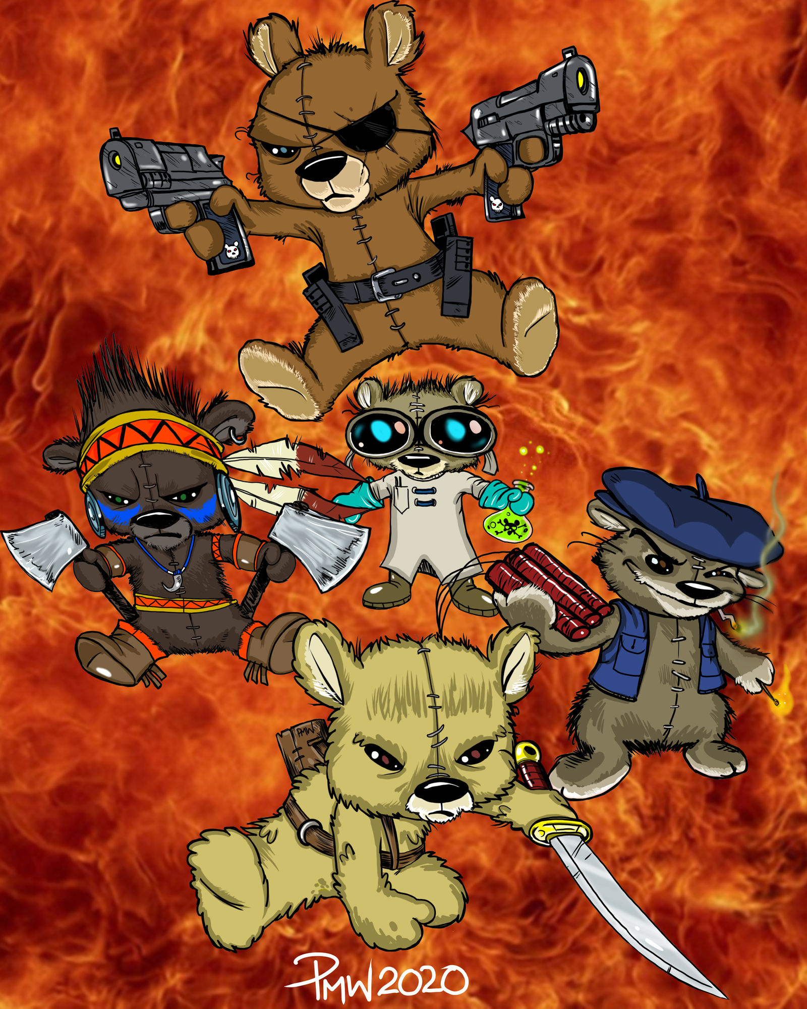 Teddy Bear EXPLOSION by Painsmash on DeviantArt