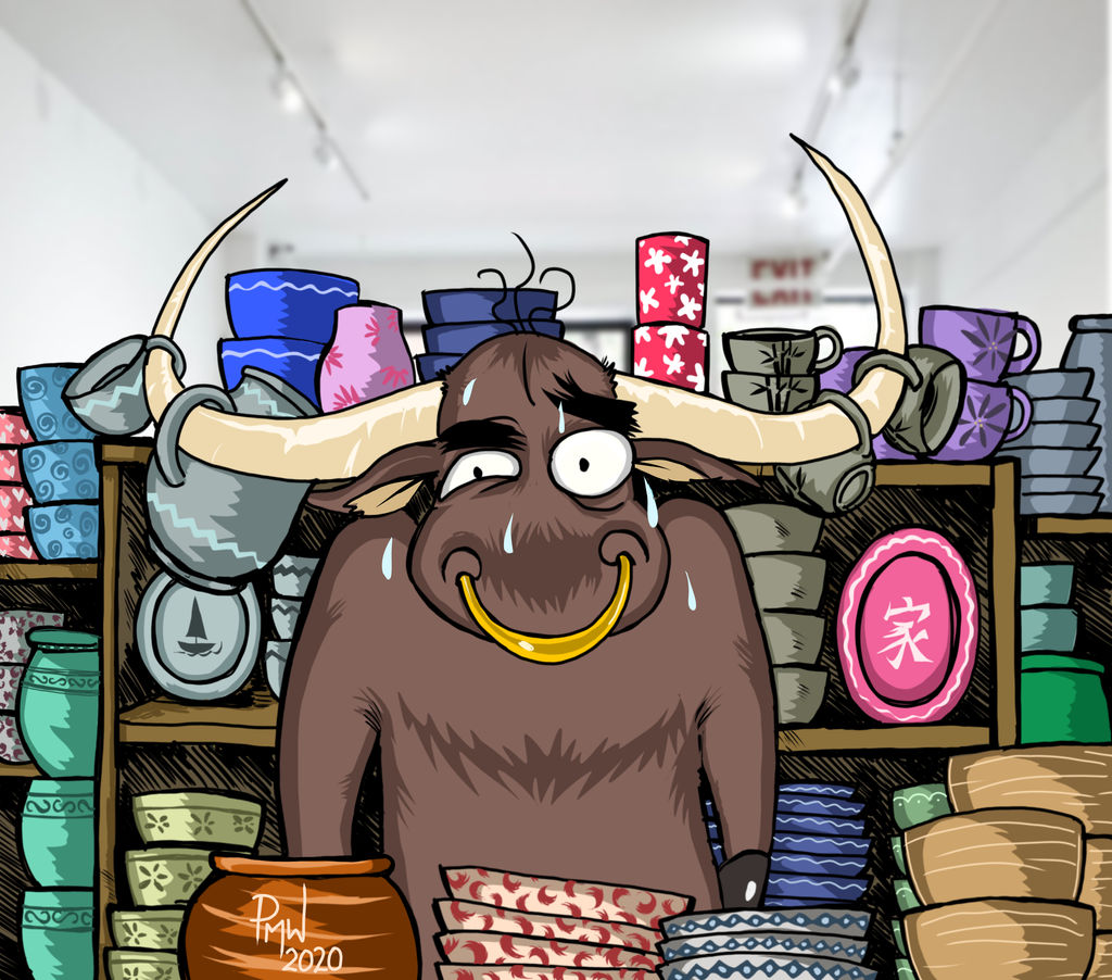 Bull in a china Shop. by Painsmash on DeviantArt