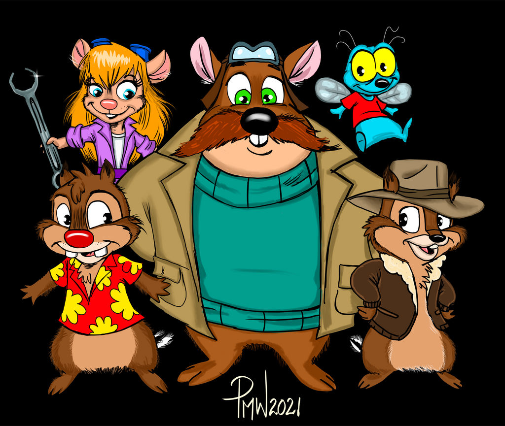 Humanized Rescue Rangers Rescue Rangers by Painsmash on DeviantArt