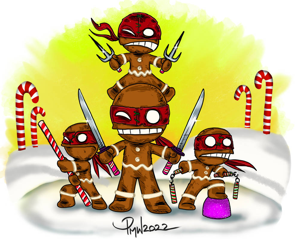 Ninja Bread Men By Painsmash On DeviantArt