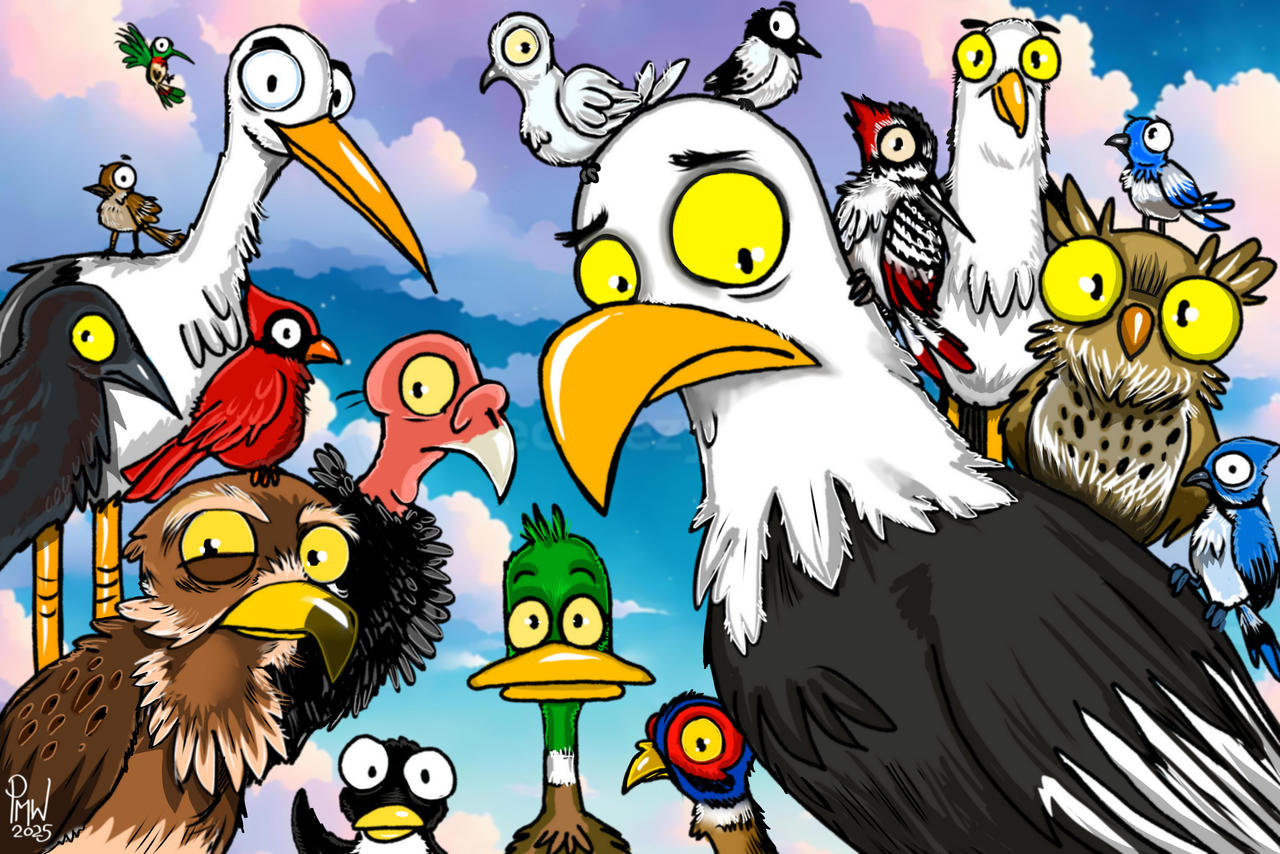 Abc Bids Deviantart Birds by Painsmash on DeviantArt