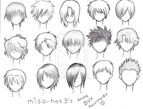 ANIME BOY HAIRSTYLES =)