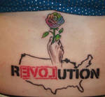 Ron Paul Revolution Tattoo by StepPenny