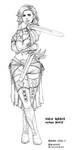 C: Maria Robbins, Human Bard by bchart