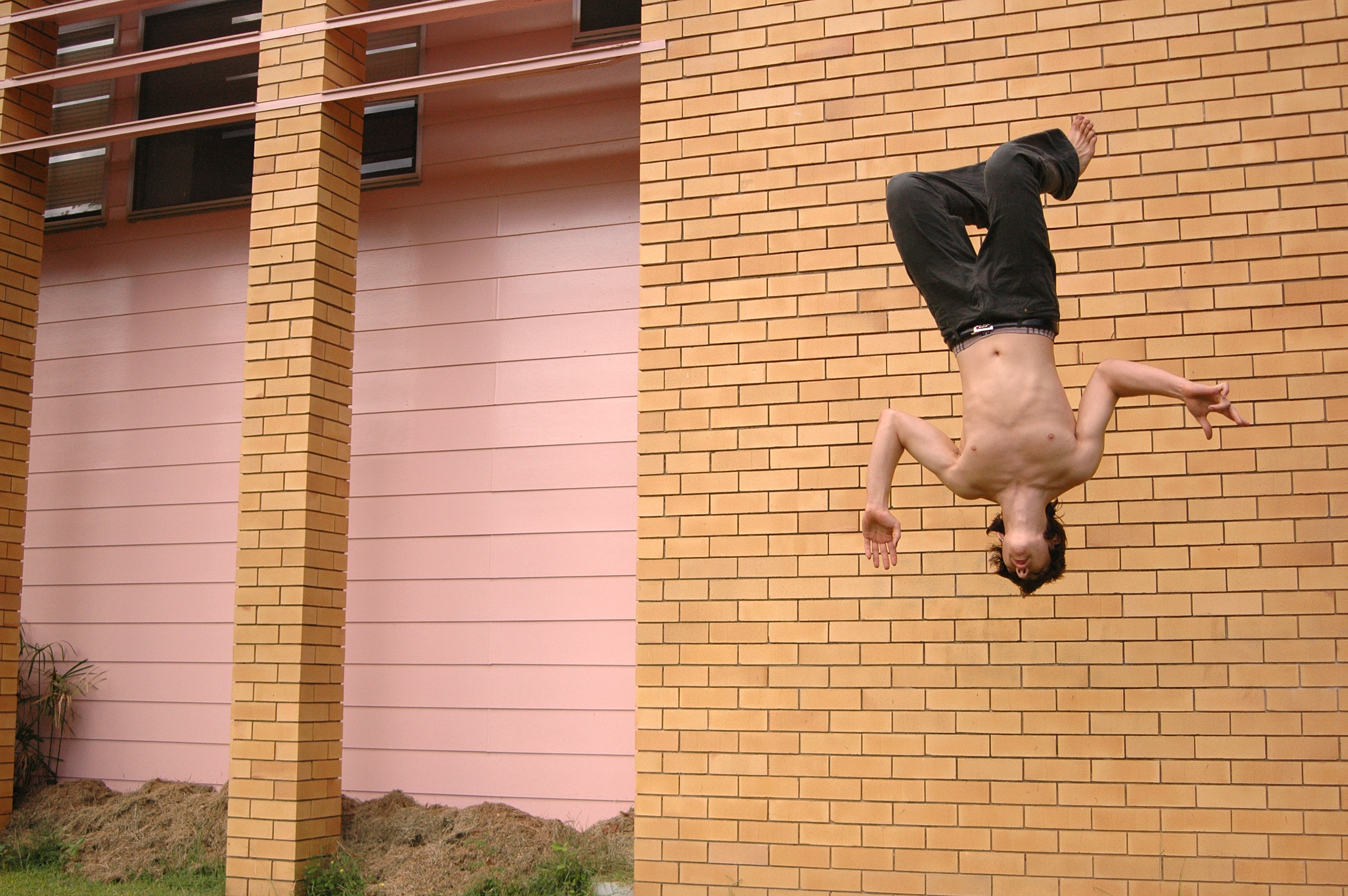 boy + wall