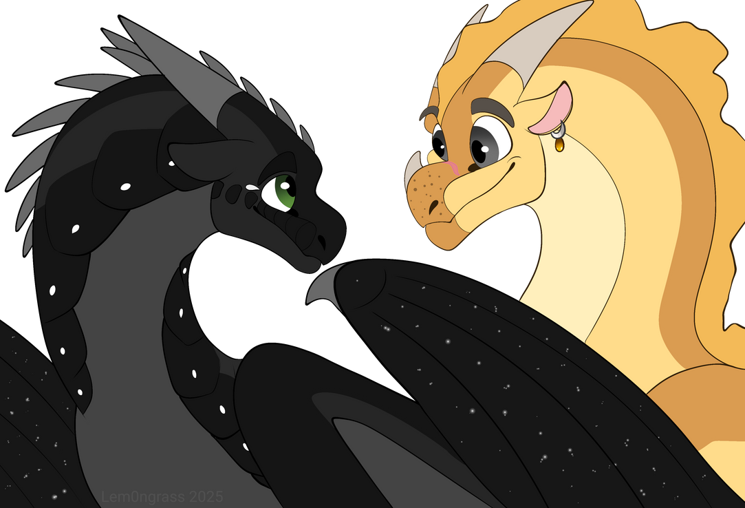 Moon and Qibli by Lem0nGrass on DeviantArt