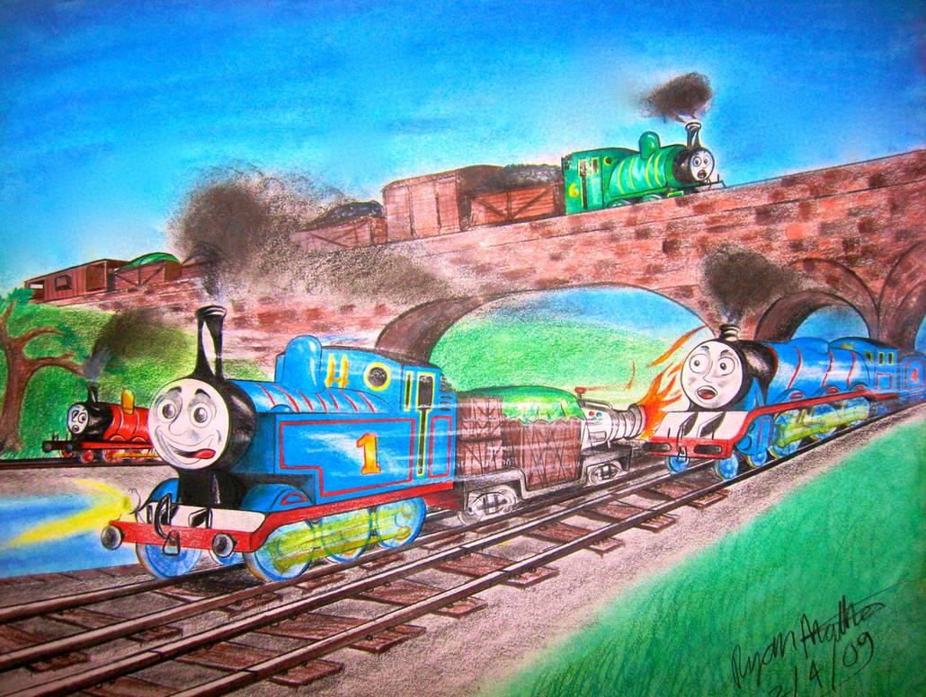Thomas and the Jet Engine. by RPM1000 on DeviantArt