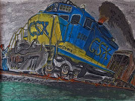 CSX 8888 Runaway.