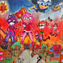 Giantess Sonic Girls of SEGA.