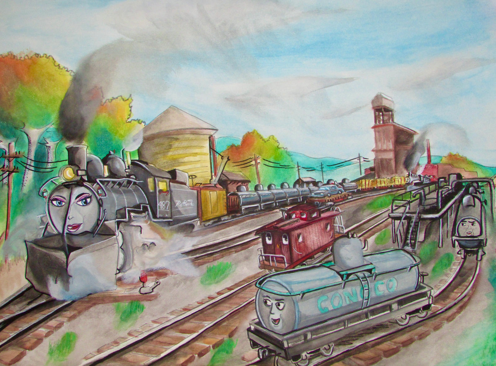 Little Engine Room The Little Engines That Could. by RPM1000 on DeviantArt