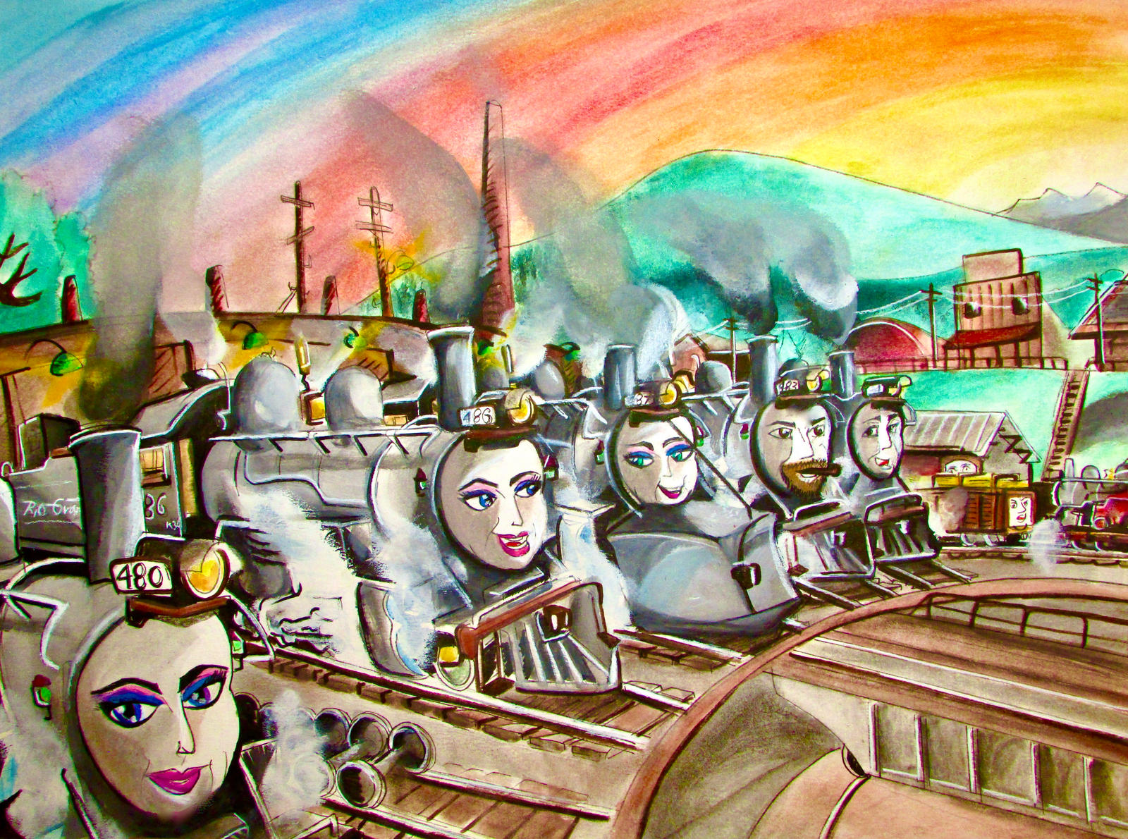 Sentient Living Trains. by RPM1000 on DeviantArt