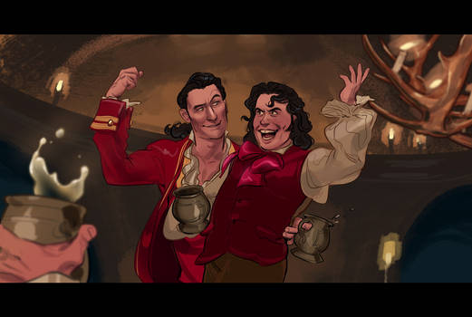 Gaston and LeFou
