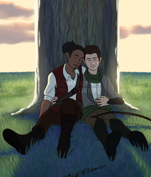 Lance and Mason (commission)