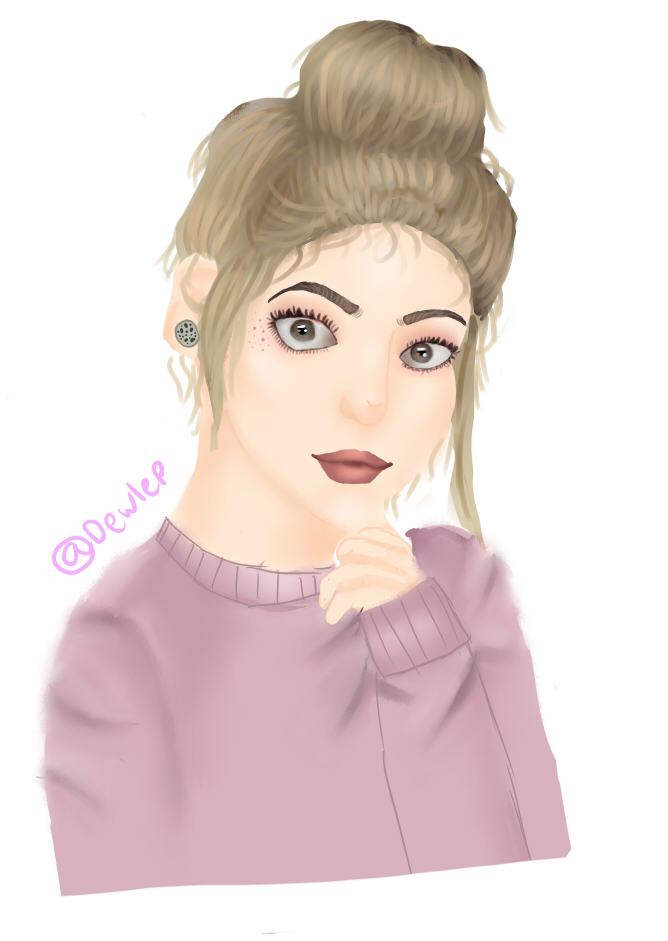 Tried drawing without lineart by Sunsuh on DeviantArt