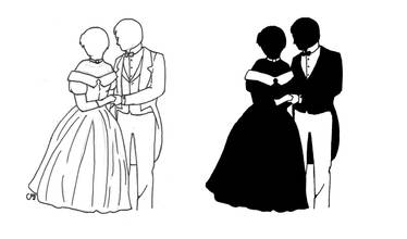 Victorian silhouettes