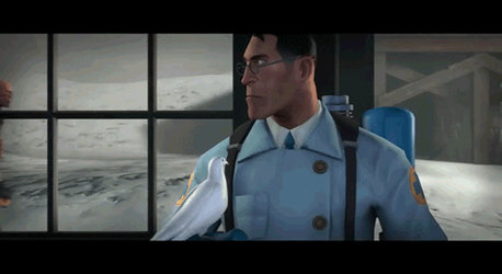 Medic about to go into battle